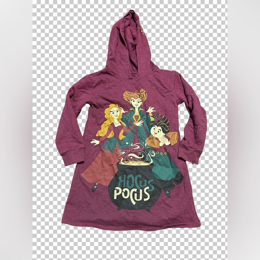 Girls Disney Hocus Pocus Halloween Sweatshirt Hoodie Dress